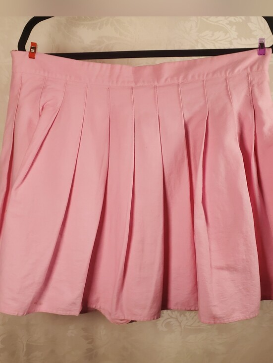 Wildcat Dresses & Skirts - Women's Pink Pleated Skater Skirt